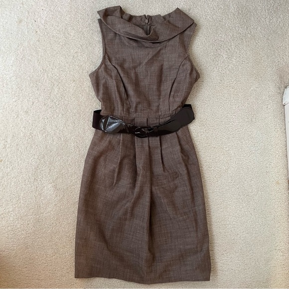 Elegant Maurices Brown Sleeveless Dress - Picture 1 of 5